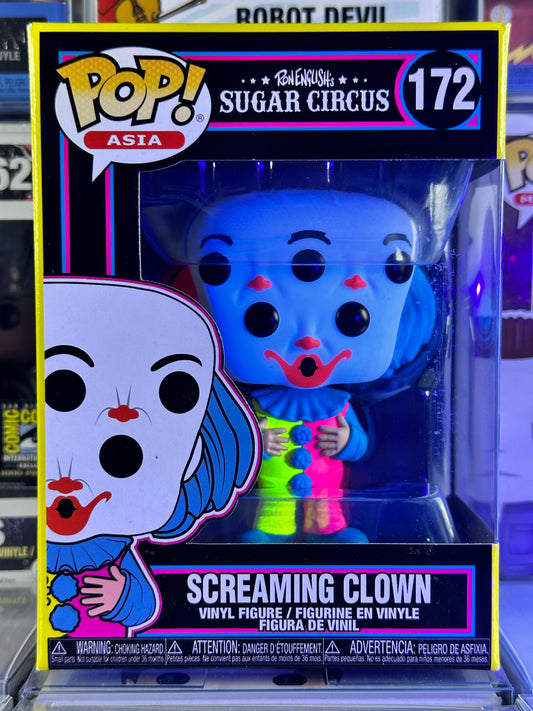 Pop Asia - Ron English - Screaming Clown (Blacklight) (172) Chinese Market Exclusive