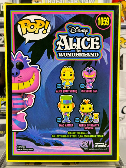 Disney Alice in Wonderland - Cheshire Cat (Blacklight) (1059) Vaulted Funko Shop Exclusive