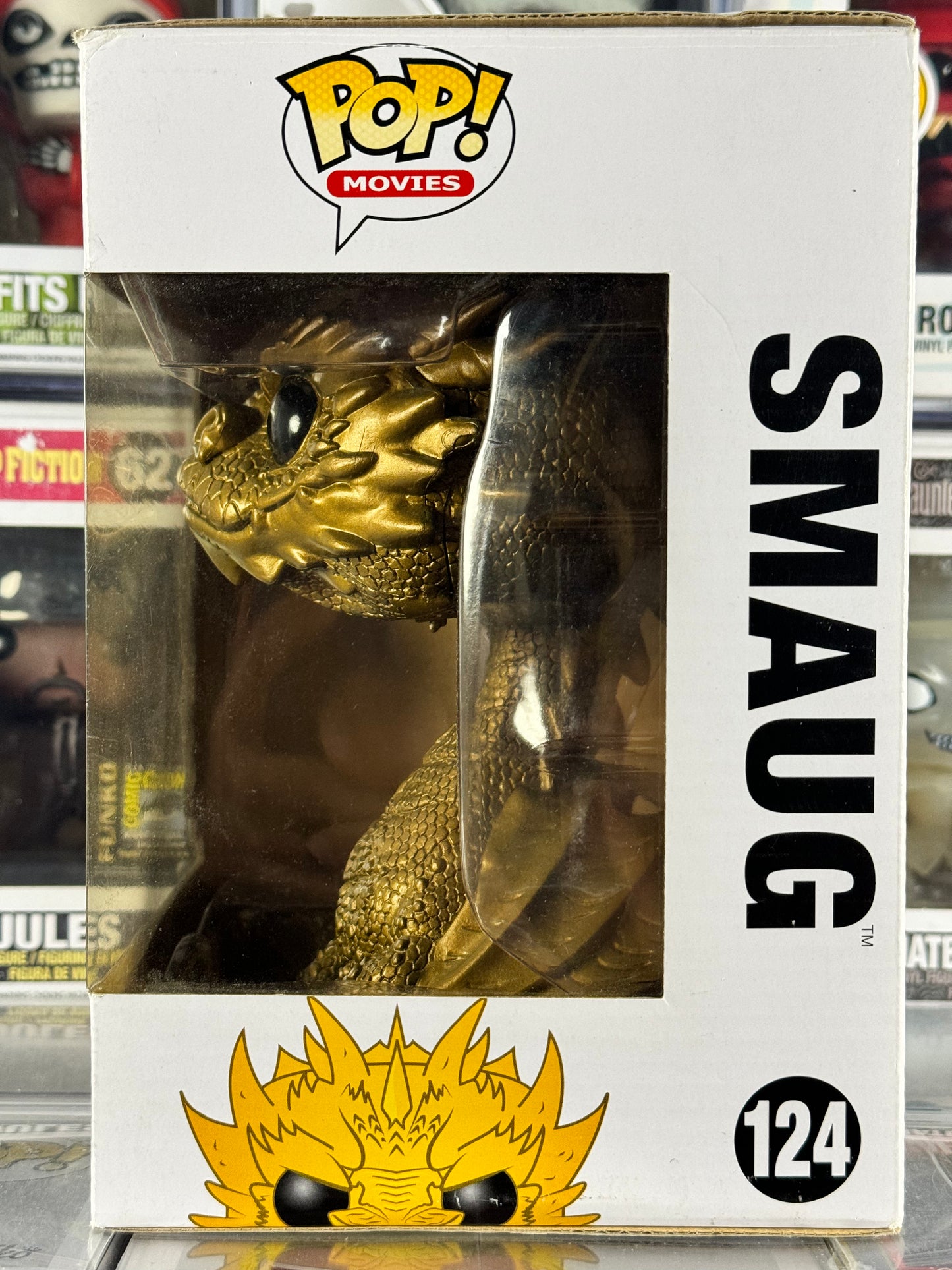 The Lord of the Rings - 6" - Smaug (Gold Metallic) (124) Vaulted
