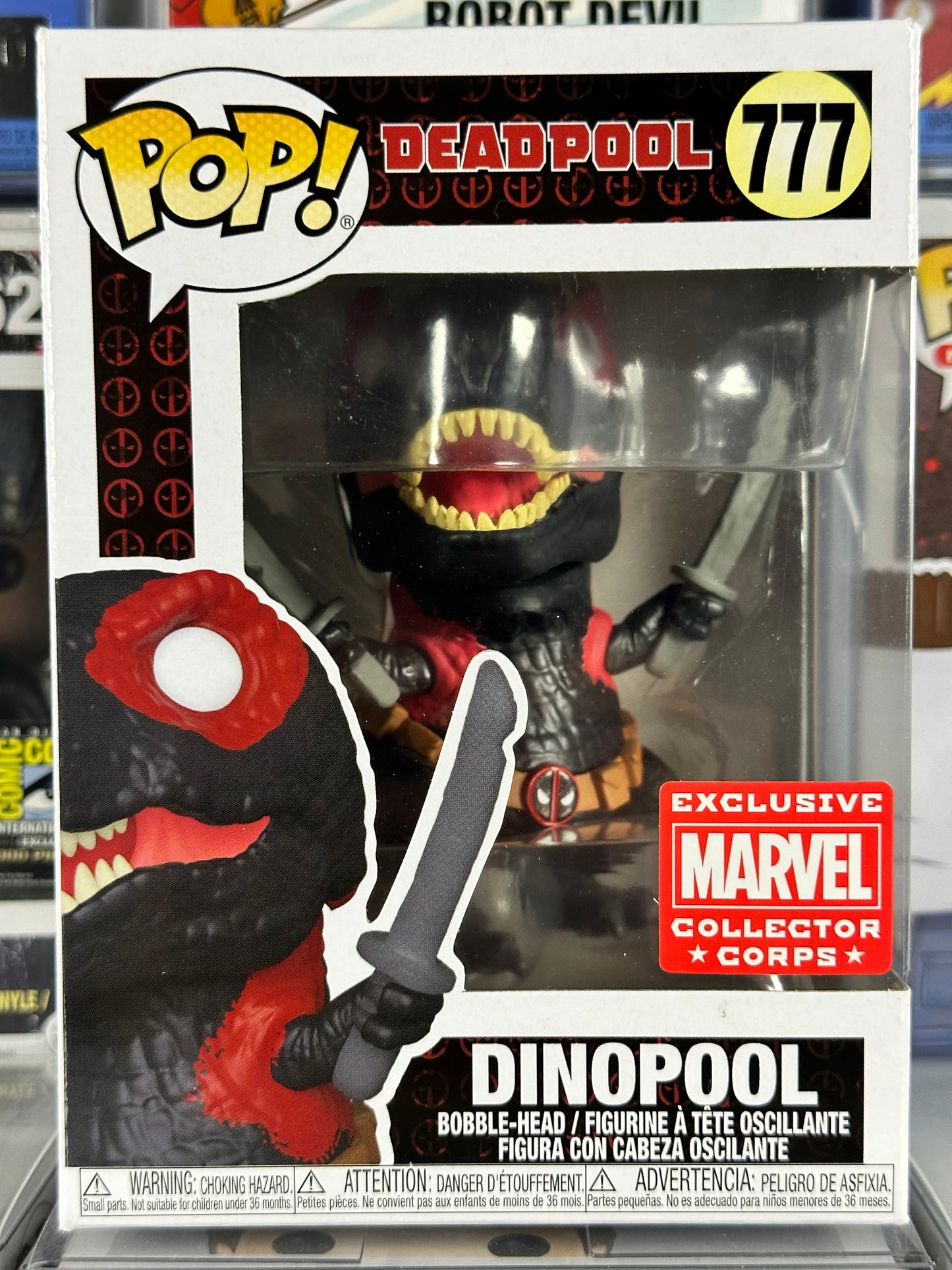 Marvel Deadpool - Dinopool (Black) (777) Marvel Collectors Corps Exclusive