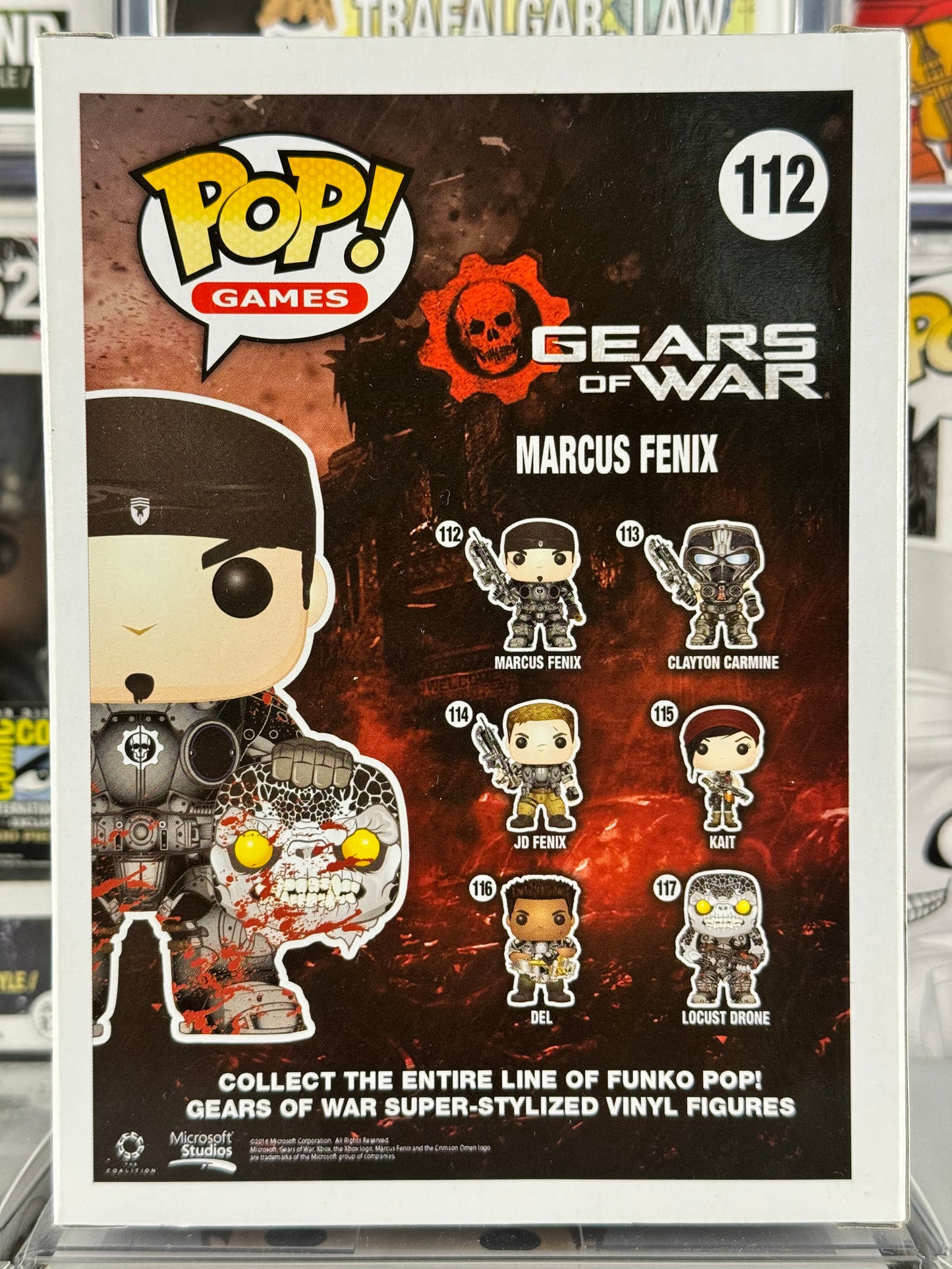 Gears of War - Marcus Fenix with Severed Head (Golden Lancer) (112) Vaulted 2016 Summer Convention