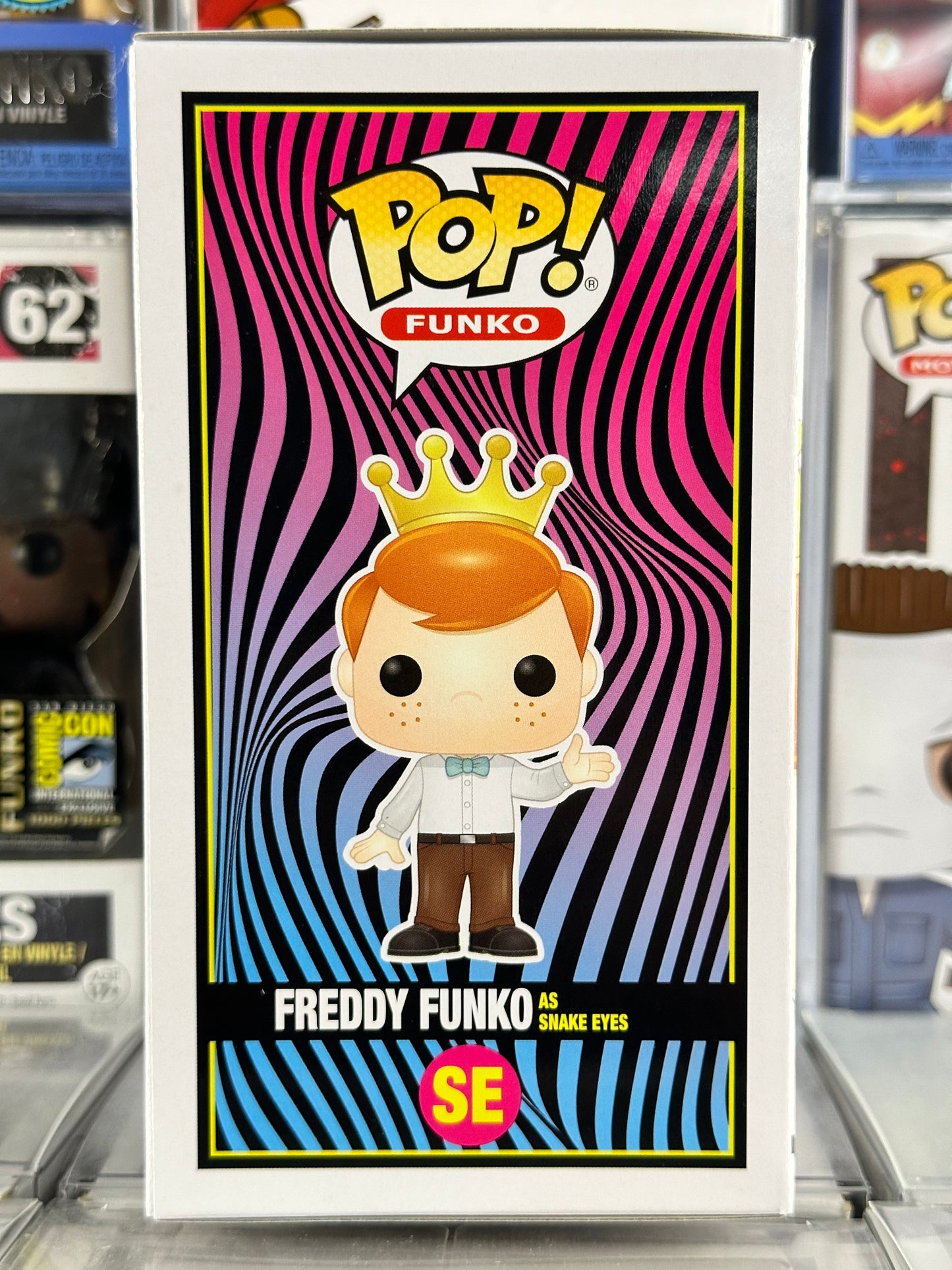 Funko Fundays Blacklight Battle 2022 - Freddy Funko como Snake Eyes (SE) 4000 PC EDICIÓN LIMITADA