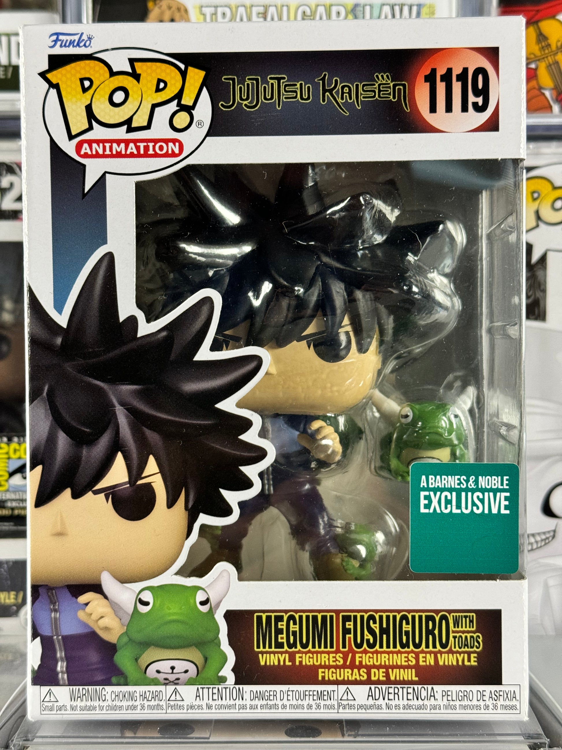 Megumi Using Toad Jujutsu Kaisen - Megumi Fushigiro (w/ Toads) (1119) Barnes & Noble Exc ...