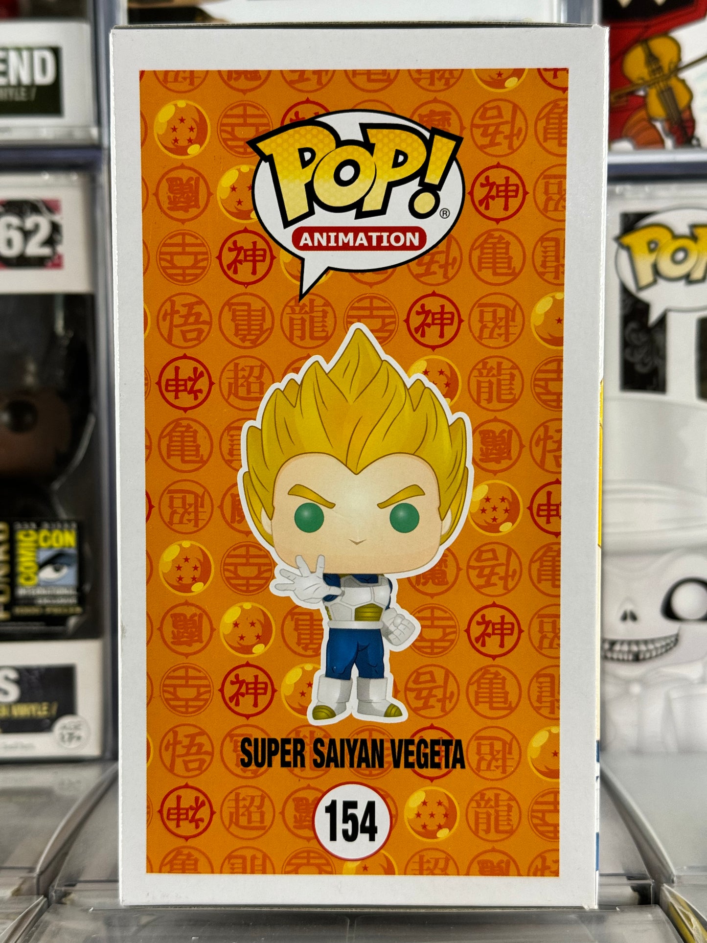 Dragonball Z - Super Saiyan Vegeta (Gold Chrome) (154) (2018 SDCC Toy Tokyo Exclusive) Vaulted