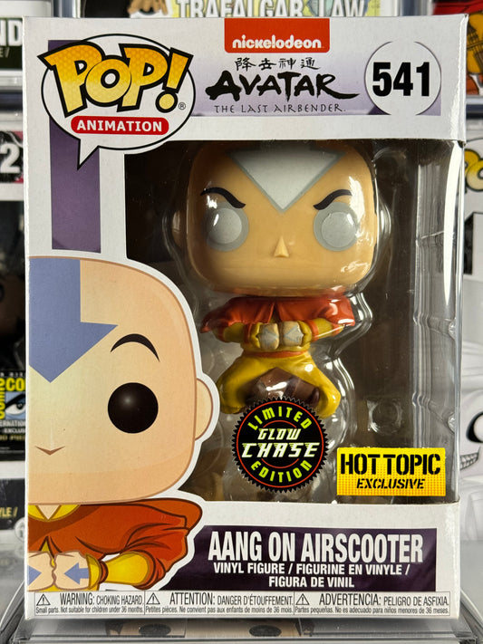 Avatar - Aang on Air Scooter (541) Vaulted Hot Topic Exclusive GLOWING CHASE