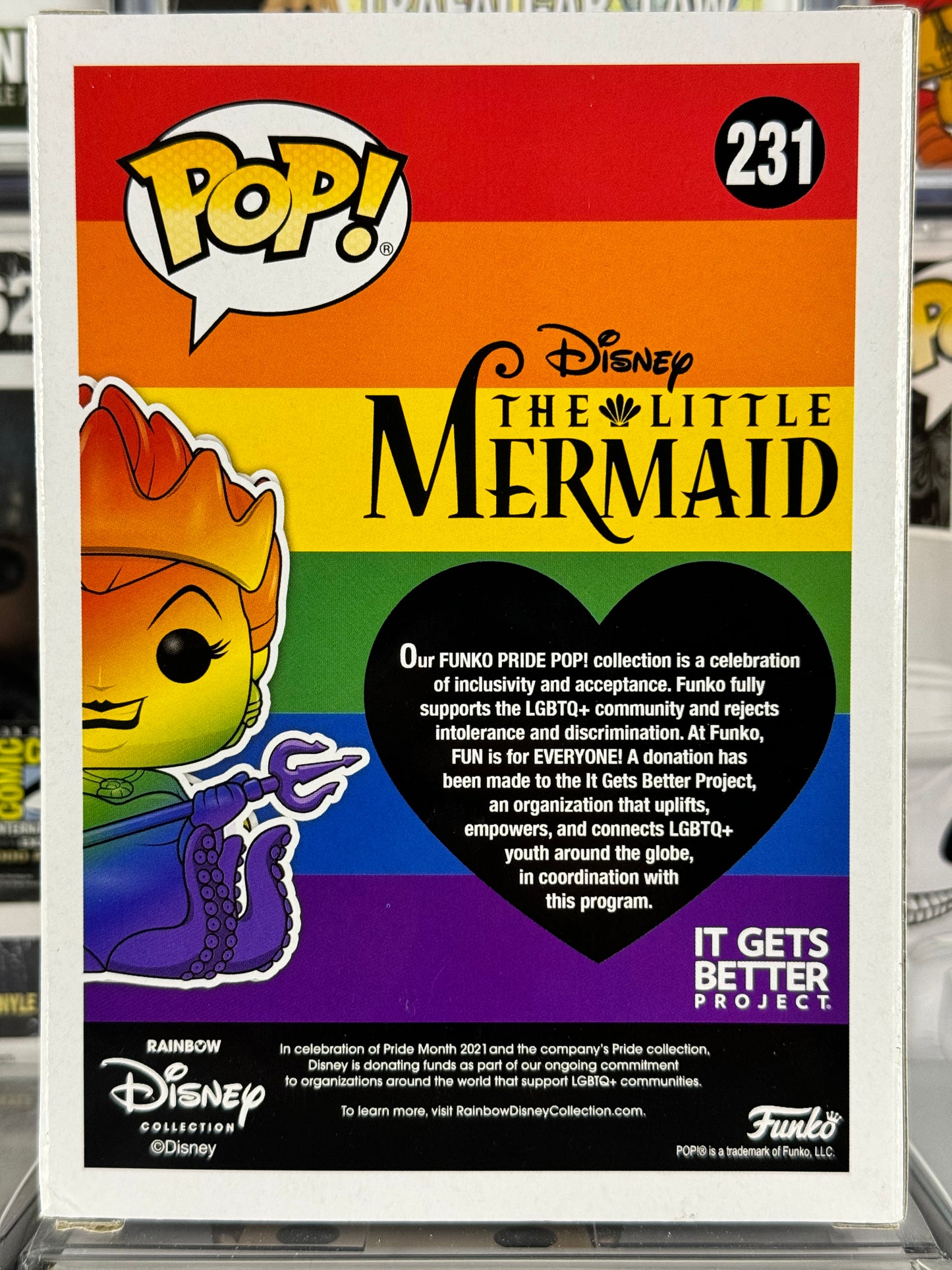 Disney Pride - The Little Mermaid - Ursula (Rainbow Pride) (Diamond Collection) (231)