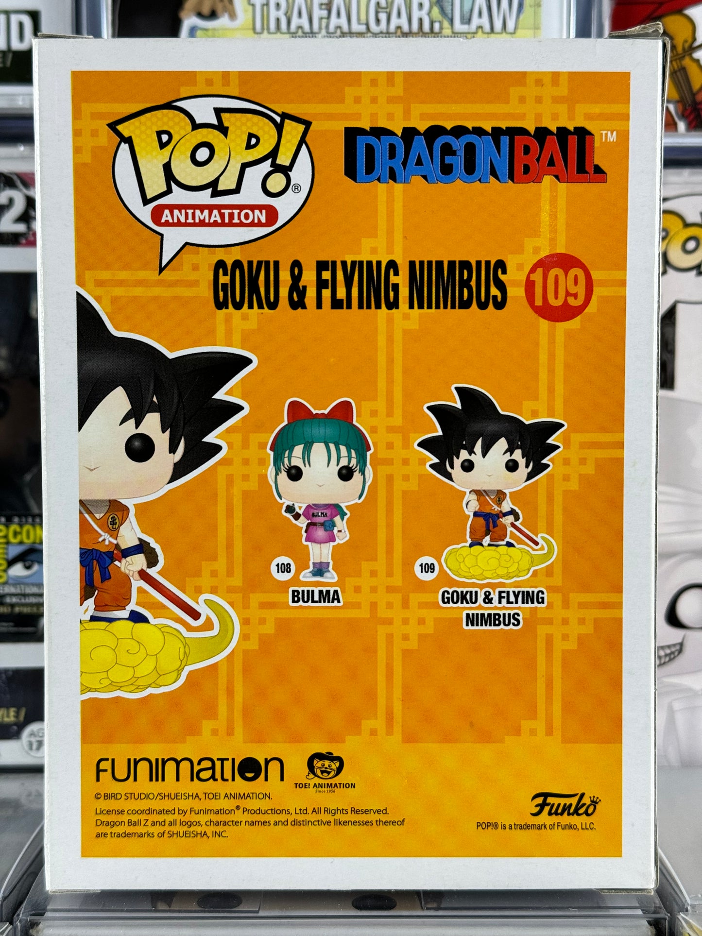 Dragonball Goku & Flying Nimbus (Orange) (109) Galactic Toys Exclusi