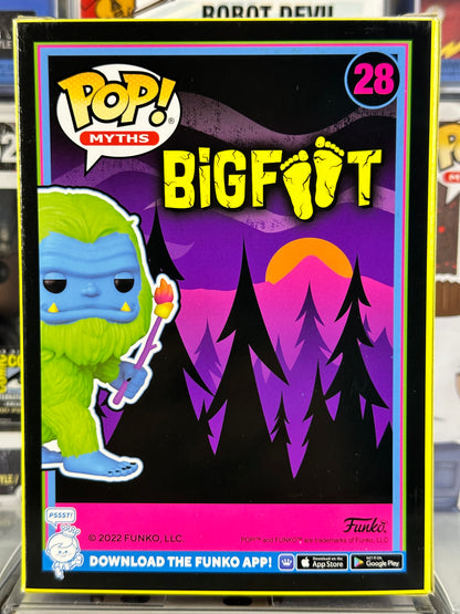Pop Myths - Bigfoot (Blacklight) (28) Funko HQ Exclusive