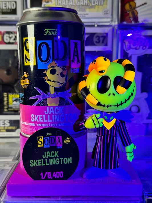 ¡Gaseosa! - Disney Pesadilla antes de Navidad - Jack Skellington (con gusanos) Blacklight
