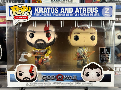 Playstation - God of War - Kratos y Atreus (paquete de 2) abovedado