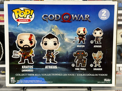 Playstation - God of War - Kratos y Atreus (paquete de 2) abovedado