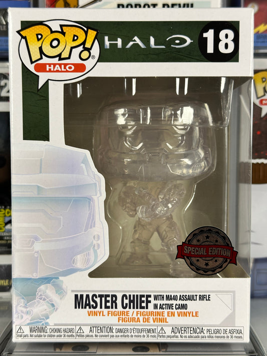 Halo - Master Chief with MA40 Assault Rifle in Active Camo (18) Vaulted