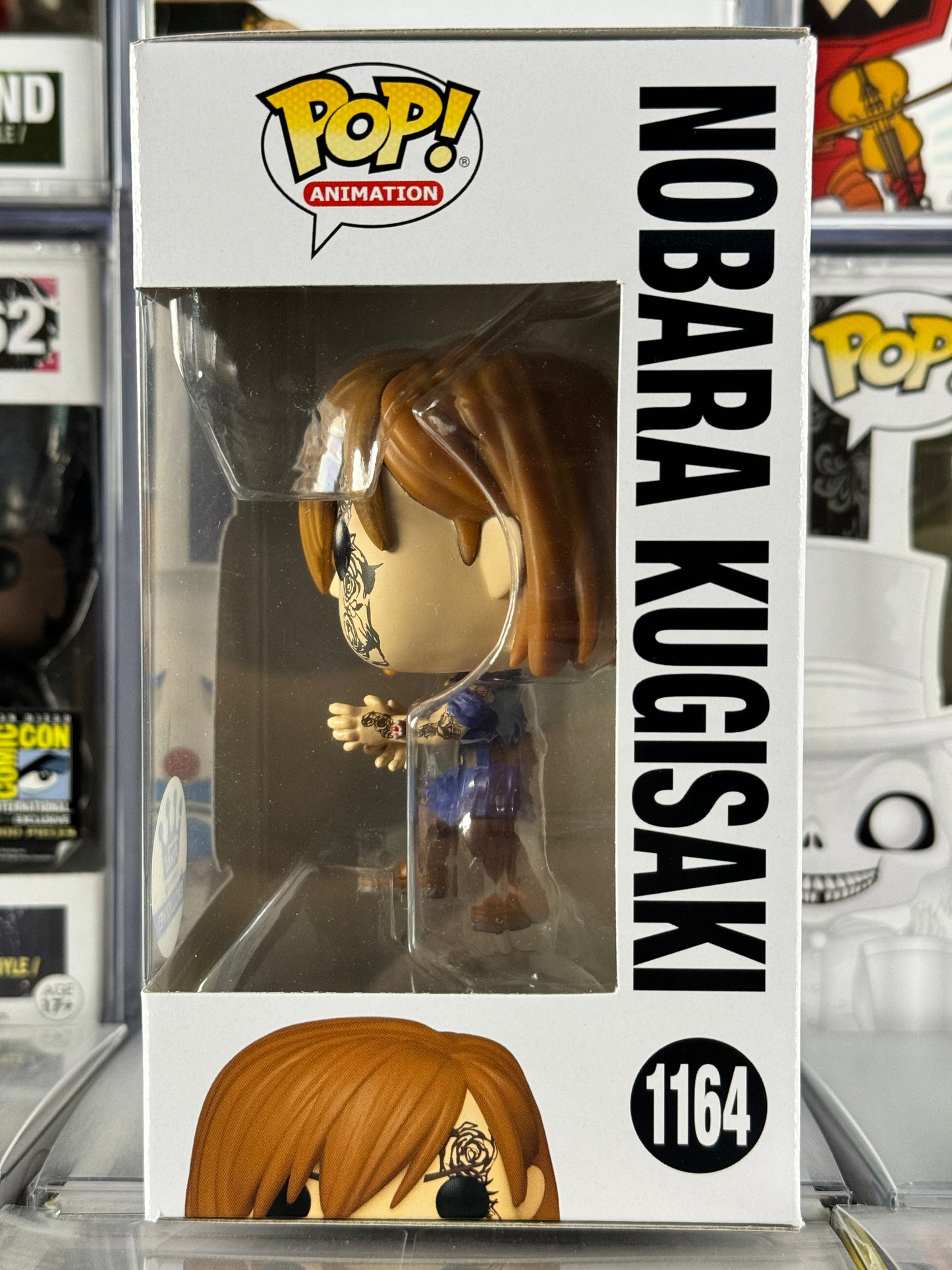 Funko POP! Jujutsu Kaisen – Nobara Kugisaki Kampfpose – Nr. 1164 – Exklusiv Mit Pop-Protector – 10,2 Cm