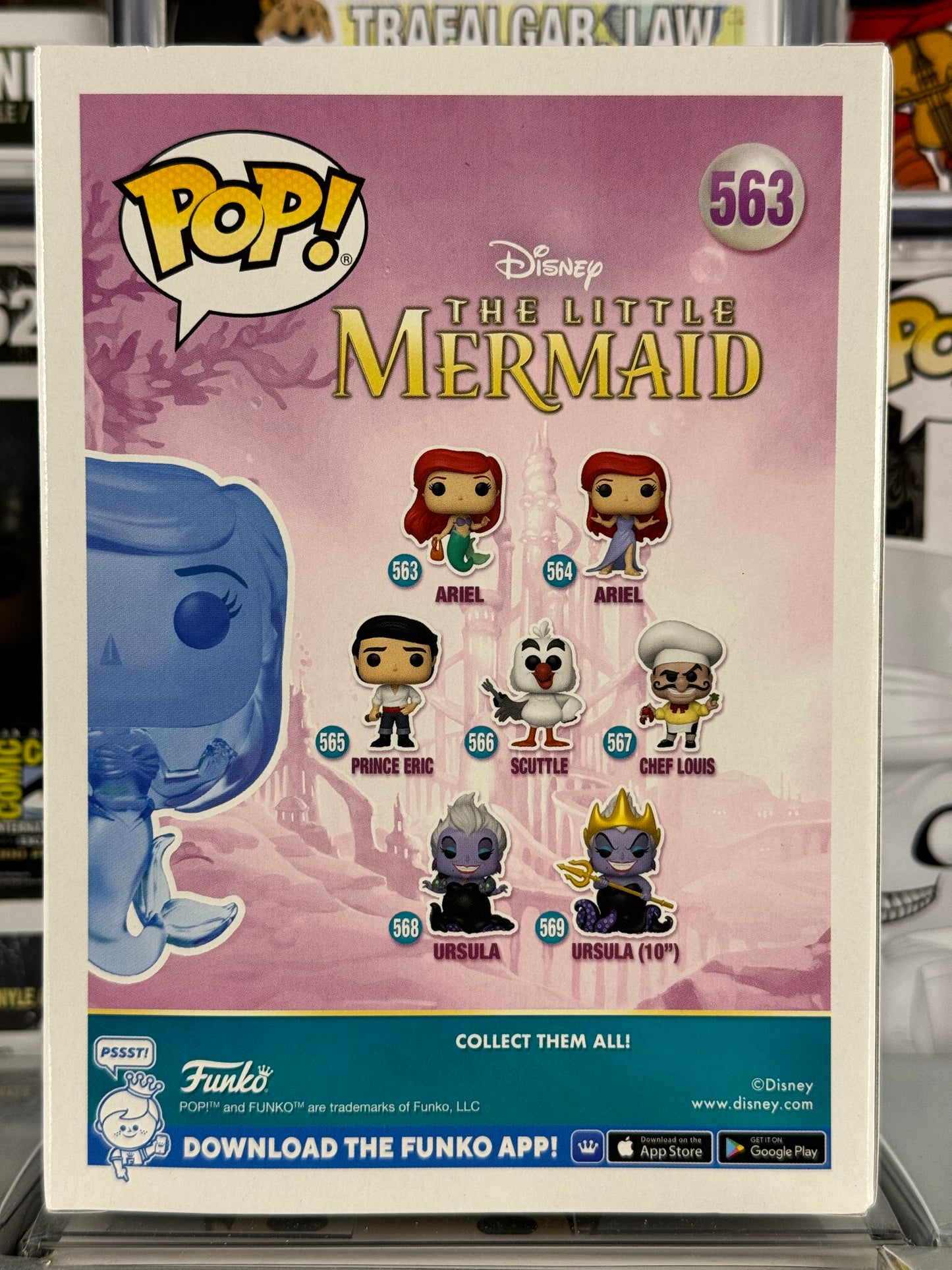 Disney The Little Mermaid - Ariel (with Bag) (Translucent Blue) (563)