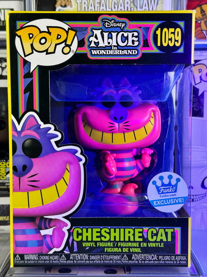 Disney Alice in Wonderland - Cheshire Cat (Blacklight) (1059) Vaulted Funko Shop Exclusive