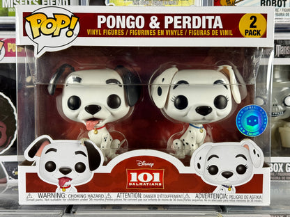 Disney 101 Dalmatians - Pongo & Perdita (2-Pack) Vaulted Pop In A Box Exclusive