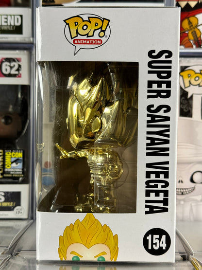 Dragonball Z - Super Saiyan Vegeta (Gold Chrome) (154) (2018 SDCC Toy Tokyo Exclusive) Vaulted