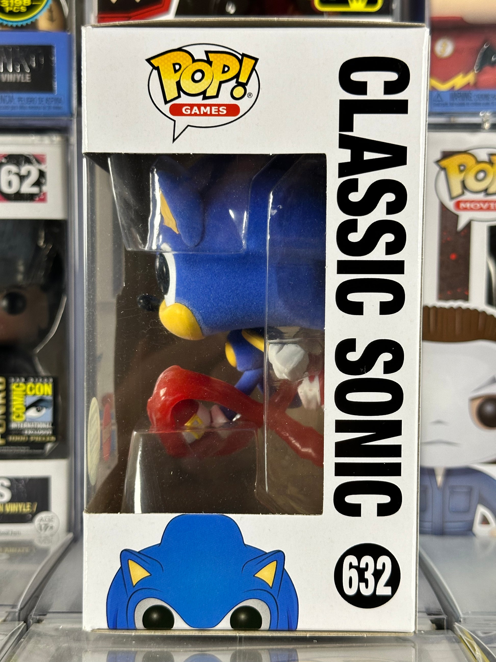 Funko Pop Sonic Clássico 632 Sonic The Hedgehog