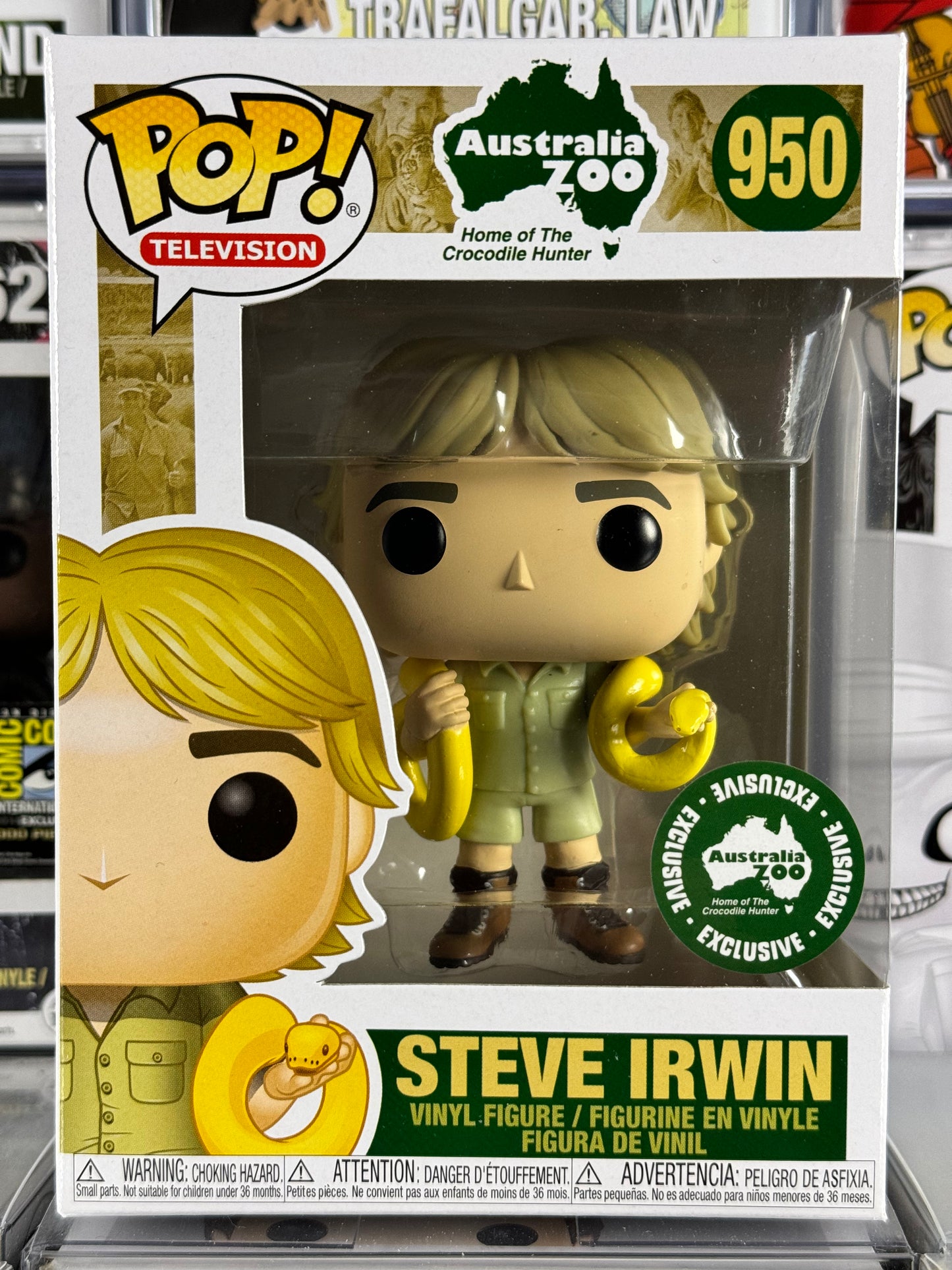 Australia Zoo The Crocodile Hunter - Steve Irwin (w/ Snake) (950) Vaulted Australia Zoo Exclusive