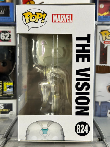 Marvel WandaVision - La visión (brilla en la oscuridad) (824) Pegatina exclusiva de WalMart