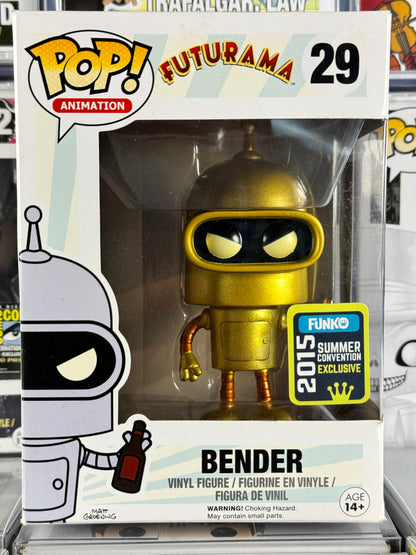 Futurama - Bender (Gold) (29) 2015 Summer Convention Vaulted