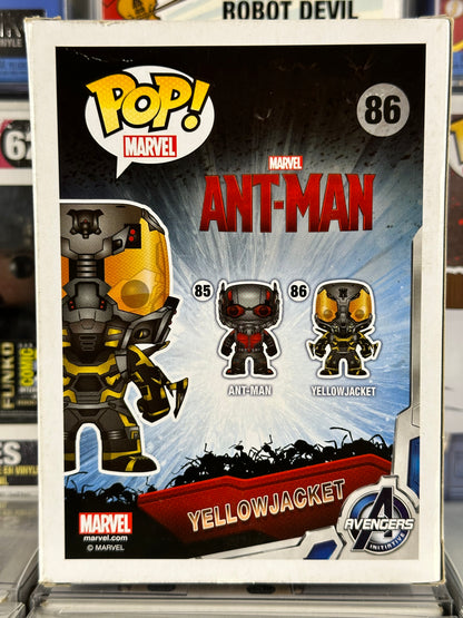 Marvel Ant-Man - Yellowjacket (brilla en la oscuridad) (86) Exclusivo de juguetes subterráneos abovedados