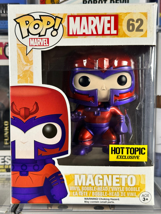 Marvel - Magneto (Metallic) (62) Vaulted Hot Topic Exclusive
