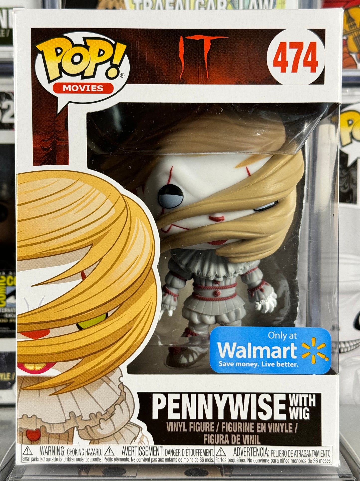 It - Pennywise (w/ Wig) (474) Vaulted Walmart Exclusive