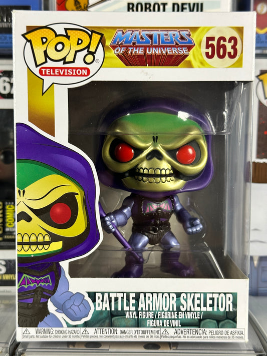 Masters of the Universe - Armadura de batalla Skeletor (metálica) (263) abovedada