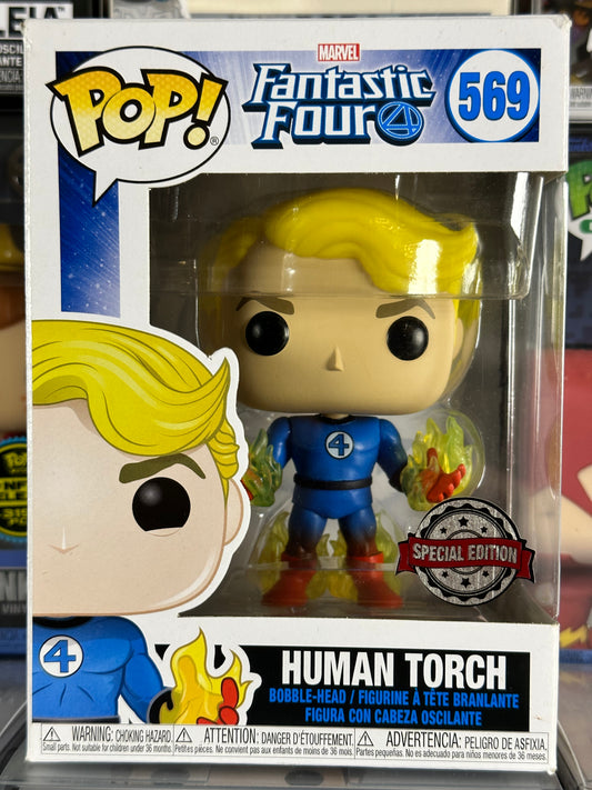 Marvel Los Cuatro Fantásticos - Antorcha Humana (569) Bóveda