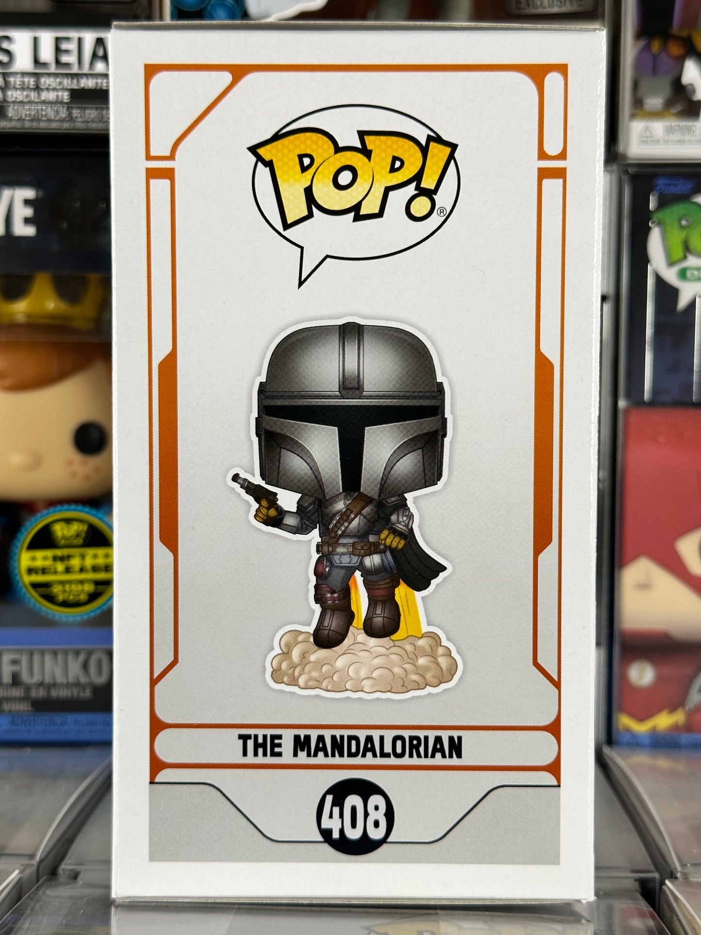 Star Wars - The Mandalorian (Volador) (Brilla en la oscuridad) (408) Funko Insider Club