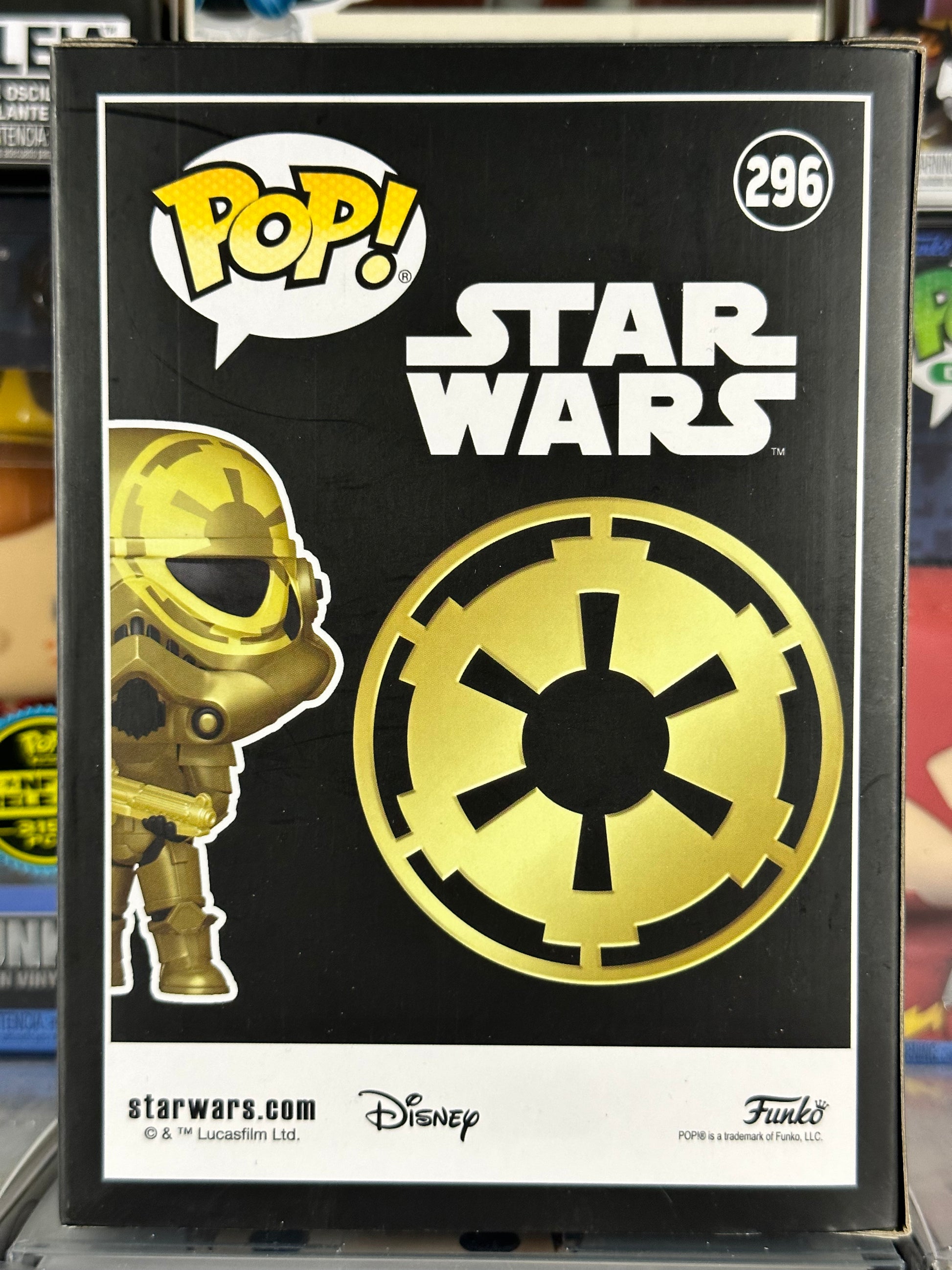Gold stormtrooper sales funko pop