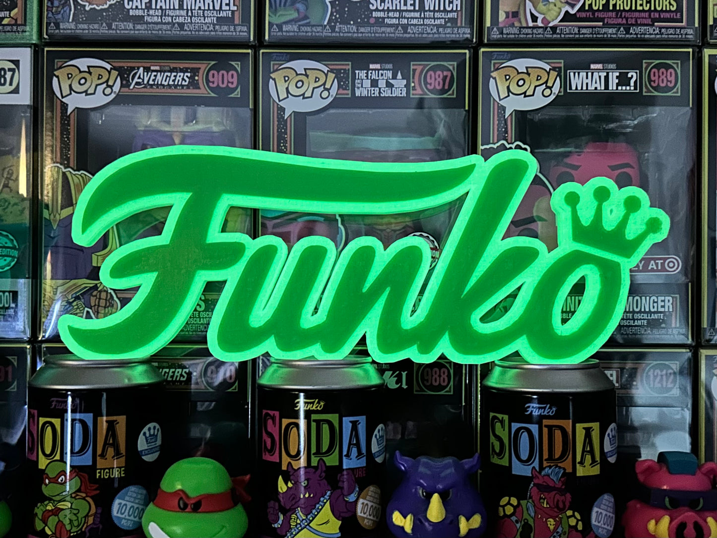 Double Glow Funko Logo Fansign