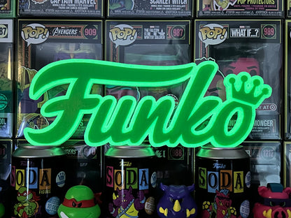 Double Glow Funko Logo Fansign