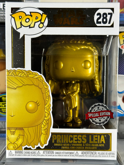 Star Wars - Princess Leia (Ewok Village) (Gold) (Metallic) (287) Vaulted
