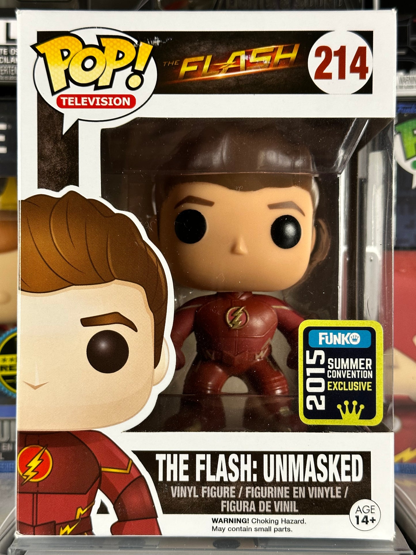 DC The Flash - The Flash (Unmasked) (214) (2015 Summer Convention) Vaulted