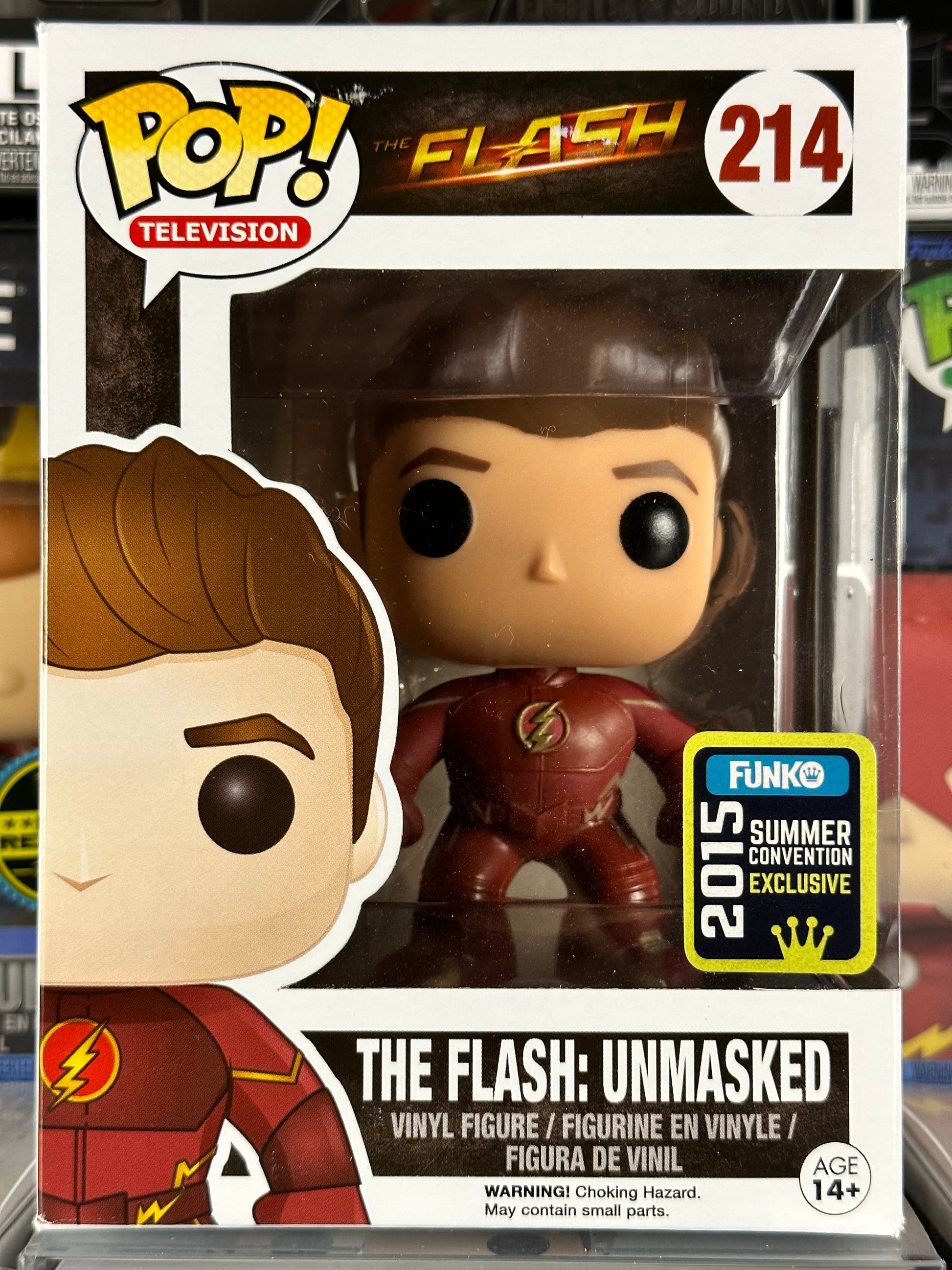 The flash unmasked funko sales pop