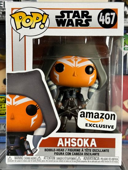Star Wars - Ahsoka (con capucha y sables dobles) (467) Exclusivo de Amazon
