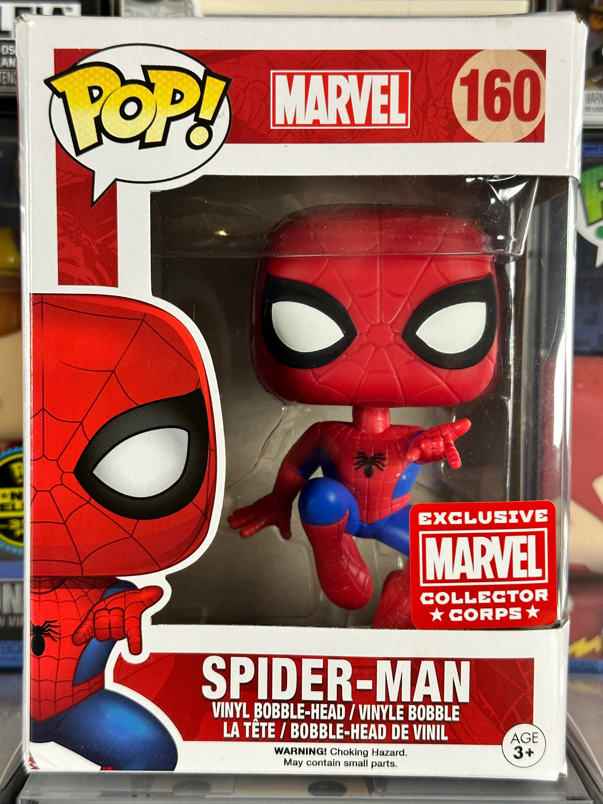 Funko pop spider discount man collector corps