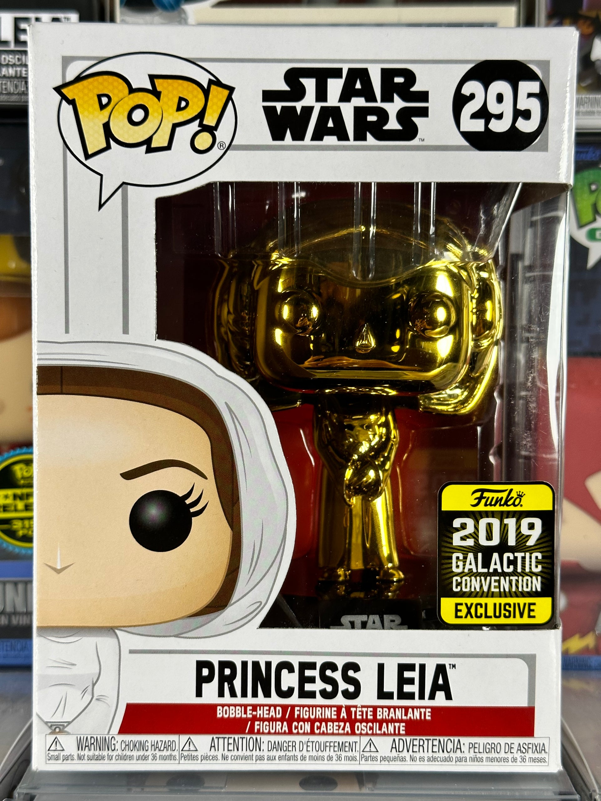 Funko pop star wars gold chrome deals