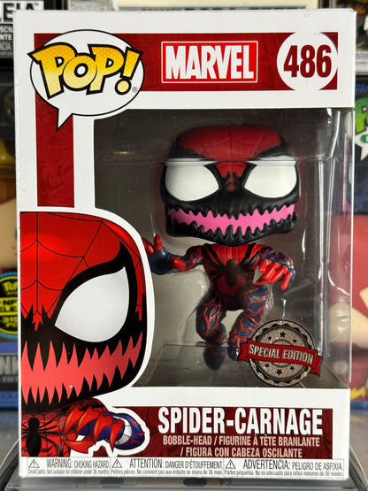 Marvel Spider Carnage 486 Vaulted Popsession