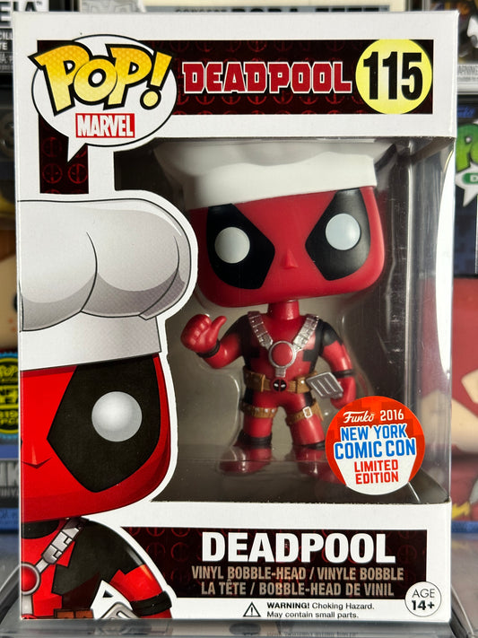 Marvel Deadpool - Chef Deadpool (115) 2016 NYCC abovedado