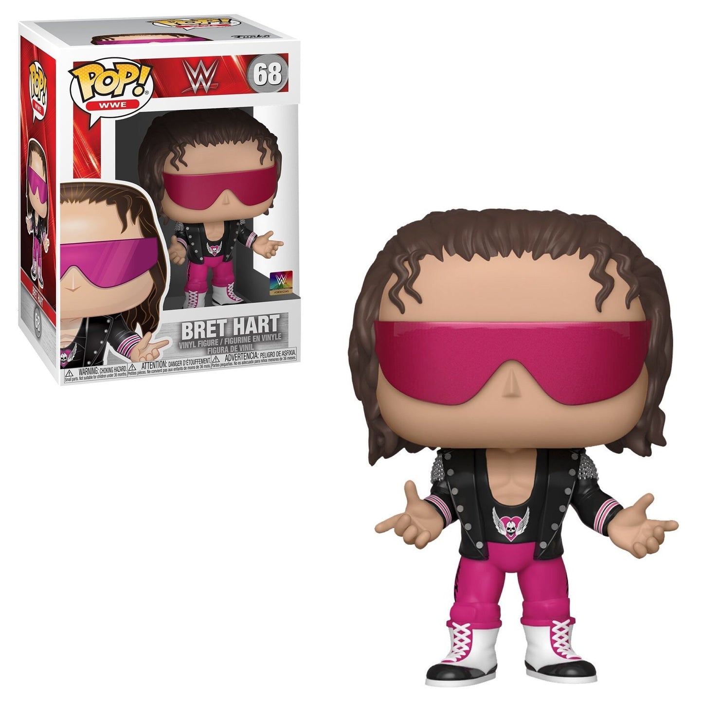 WWE - Bret "Hit Man" Hart (Rosa) (68)