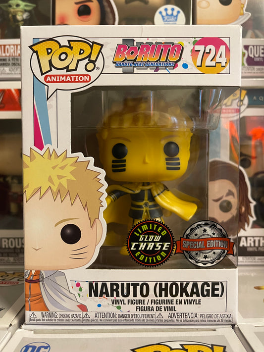 Boruto Naruto Next Generations - Naruto (Hokage) (Glow in the Dark) (724) GLOWING CHASE
