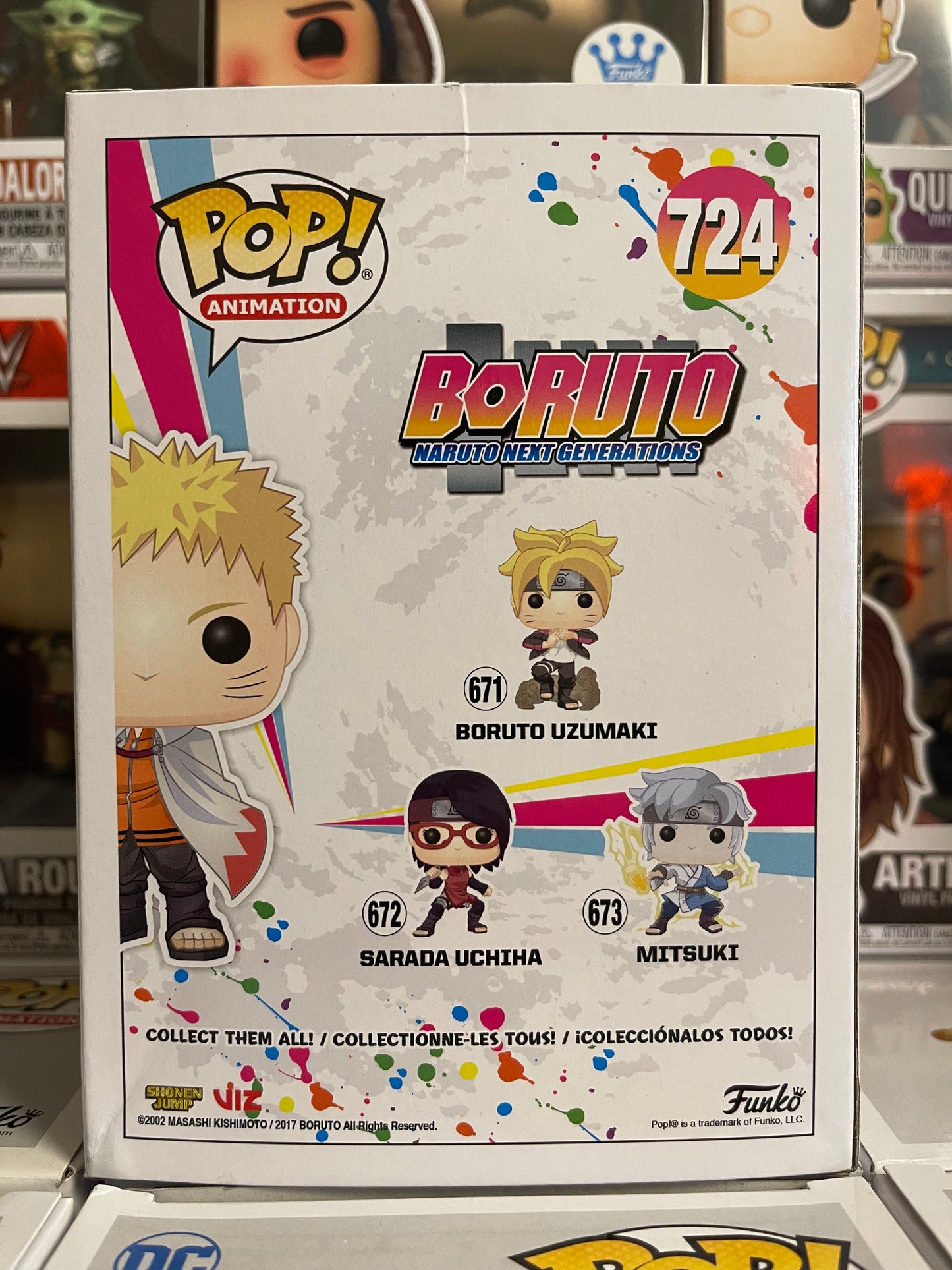 Boruto Naruto Next Generations - Naruto (Hokage) (Glow in the Dark) (724) GLOWING CHASE