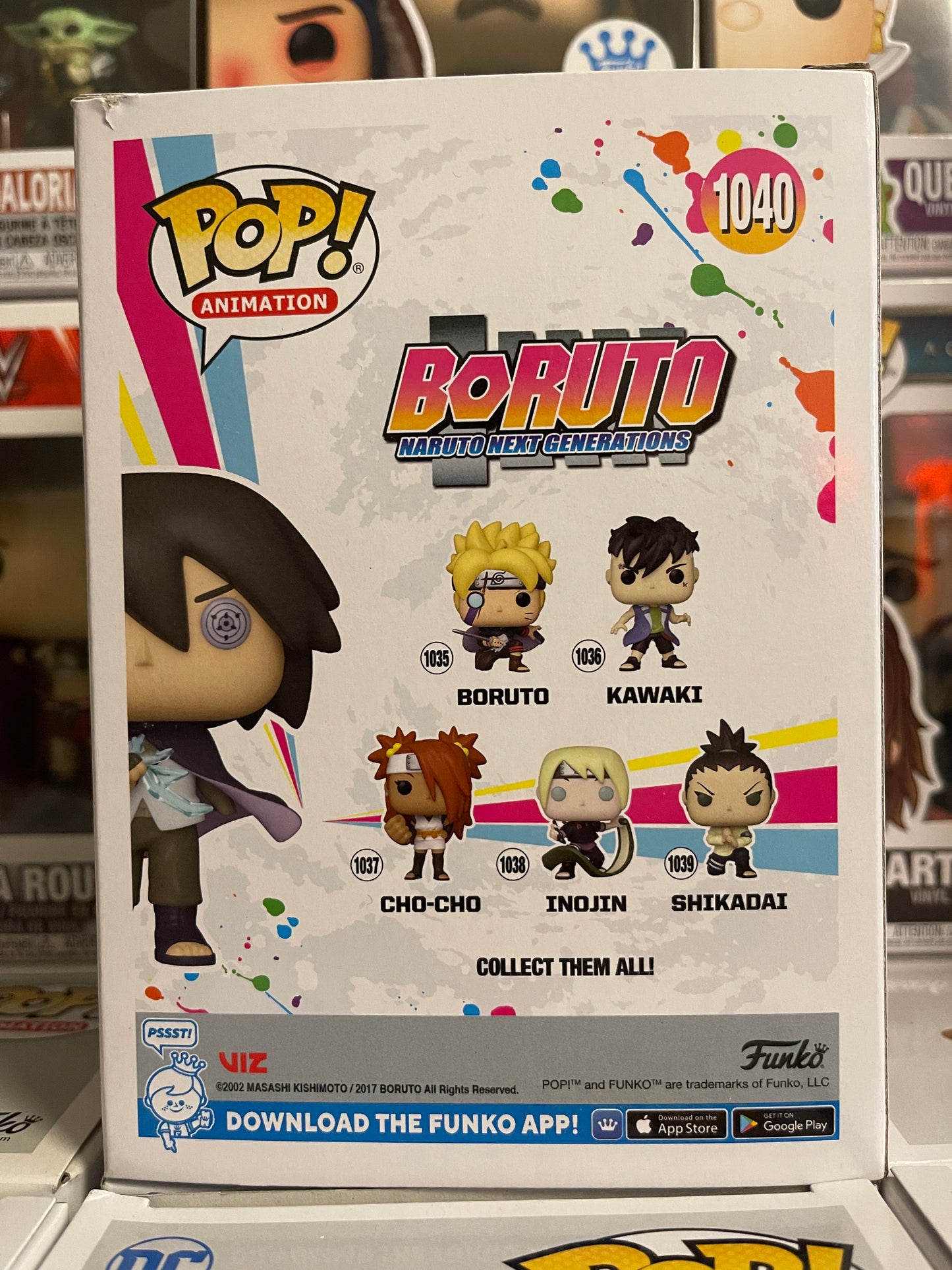 Funko Pop! Boruto: Naruto Next Generations - Sasuke Sharingan #1040 