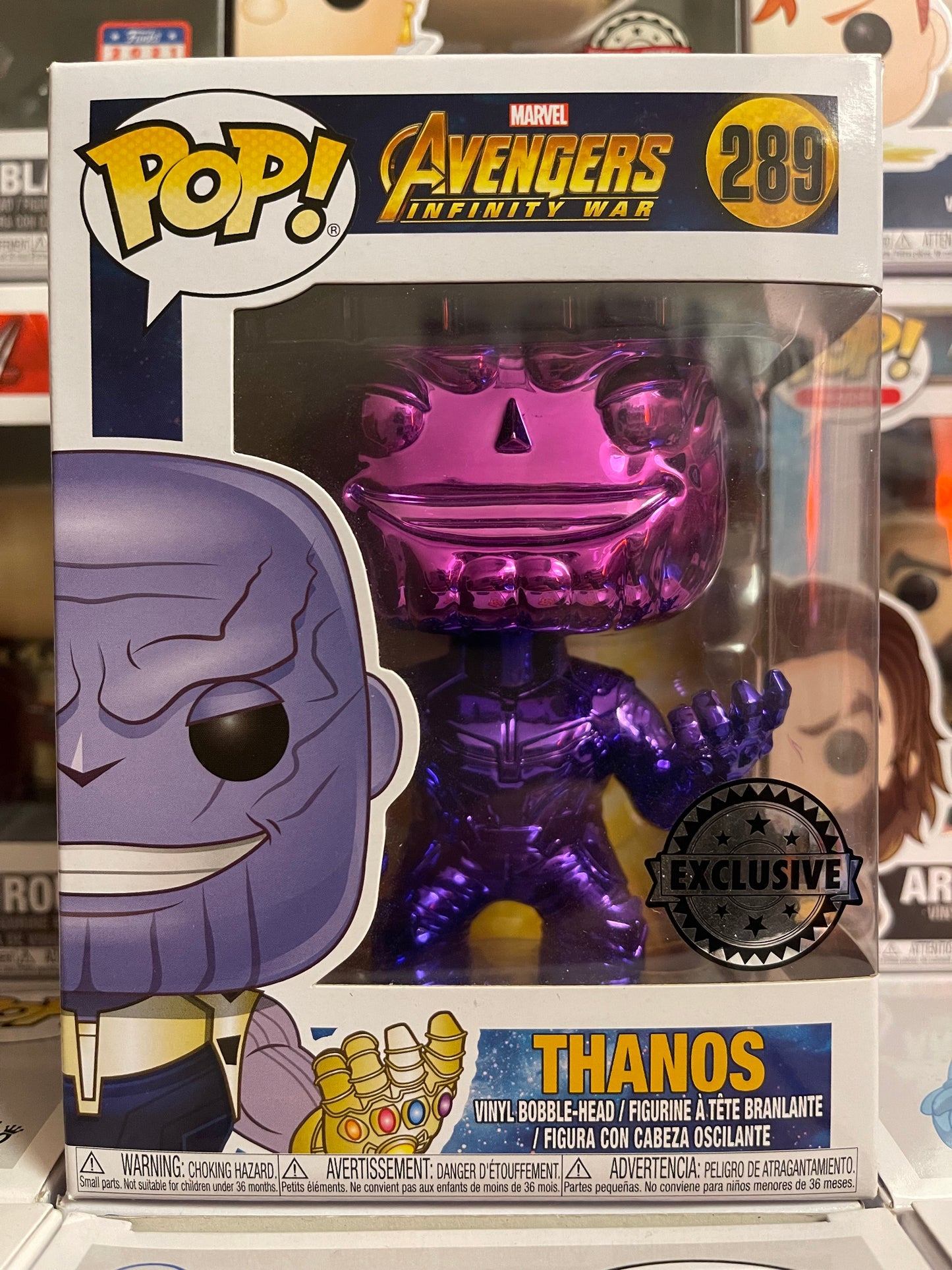 Marvel Infinity Purple Chrome Thanos Avengers 3: Infinity War