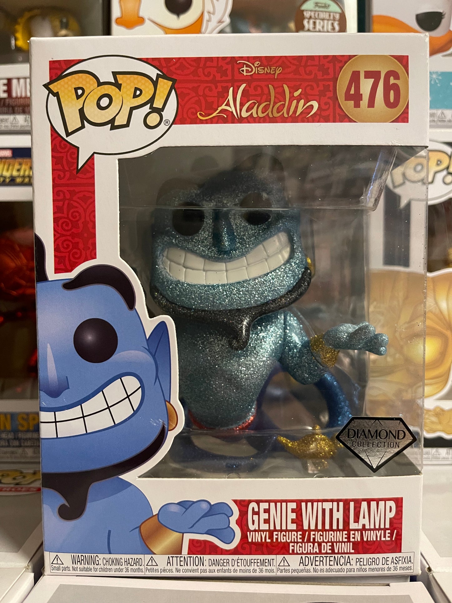 Disney Aladdin - Genie with Lamp (Diamond) (476) Vaulted