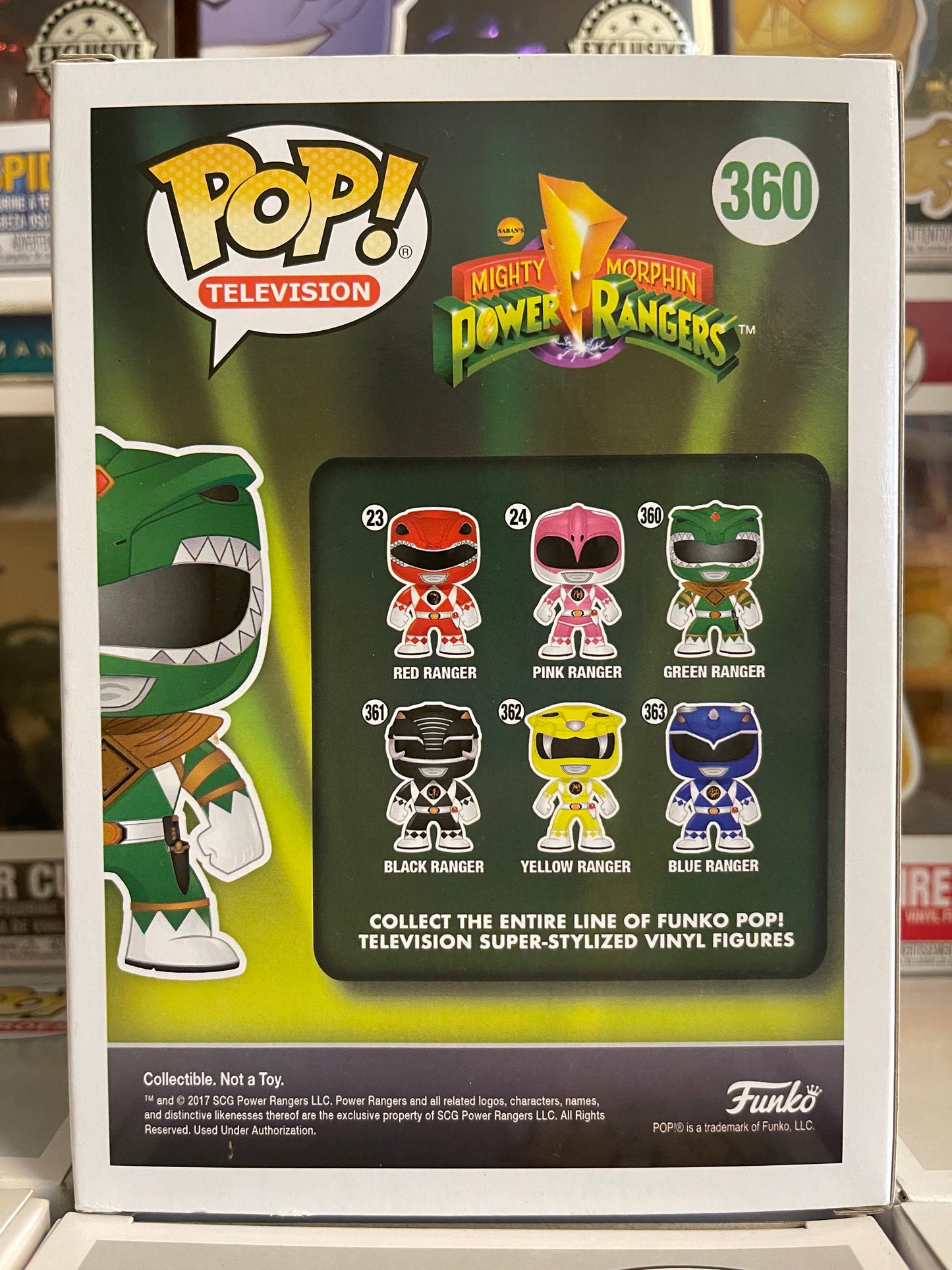 Power Rangers - Green Ranger (Fall Convention) (Glow in the Dark) (360) Vaulted