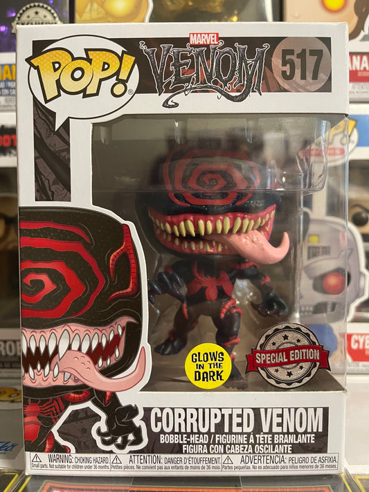 Marvel Venom - Veneno corrupto (brilla en la oscuridad) (517) abovedado
